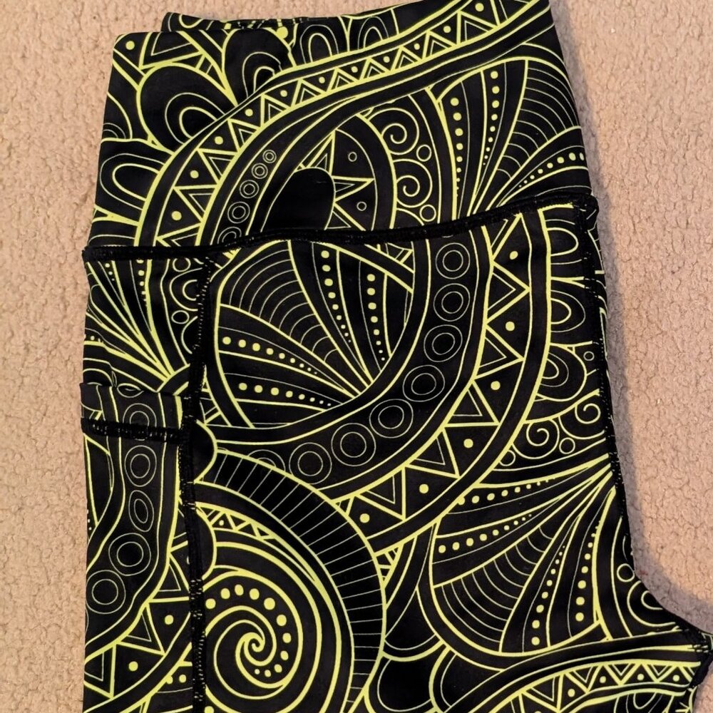 CVG M Capri Neon Zenergy leggings